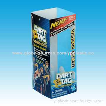 Plastic Printed Packaging Box, Custom Logo, CMYK/Offset/Silkscreen/UV Printing